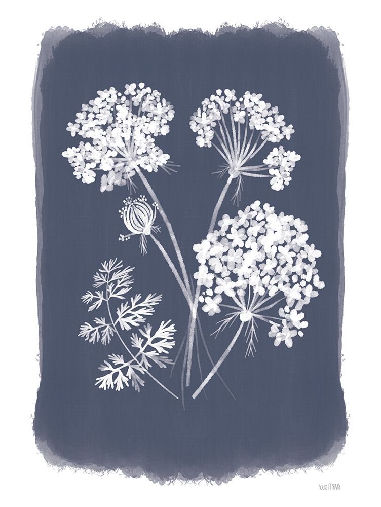 Navy Lace II art print by House Fenway for $57.95 CAD