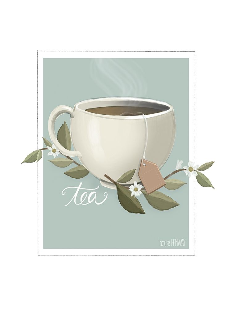 Botanical Tea art print by House Fenway for $57.95 CAD