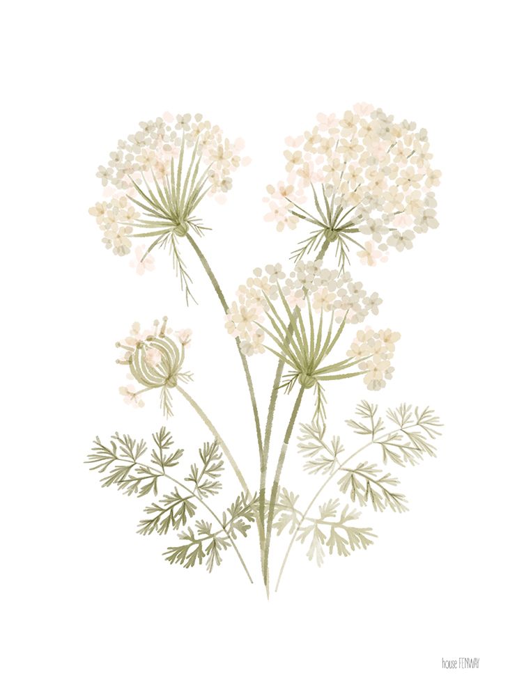 Annes Lace I art print by House Fenway for $57.95 CAD