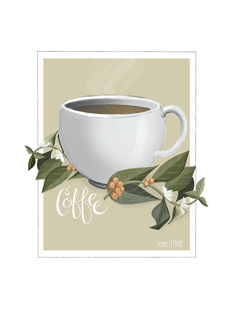 Botanical Coffee art print by House Fenway for $57.95 CAD