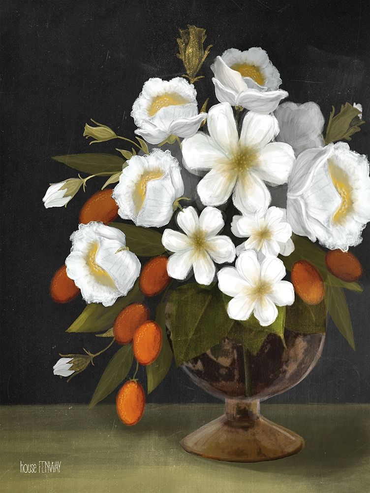 Kumquats and Blooms art print by House Fenway for $57.95 CAD
