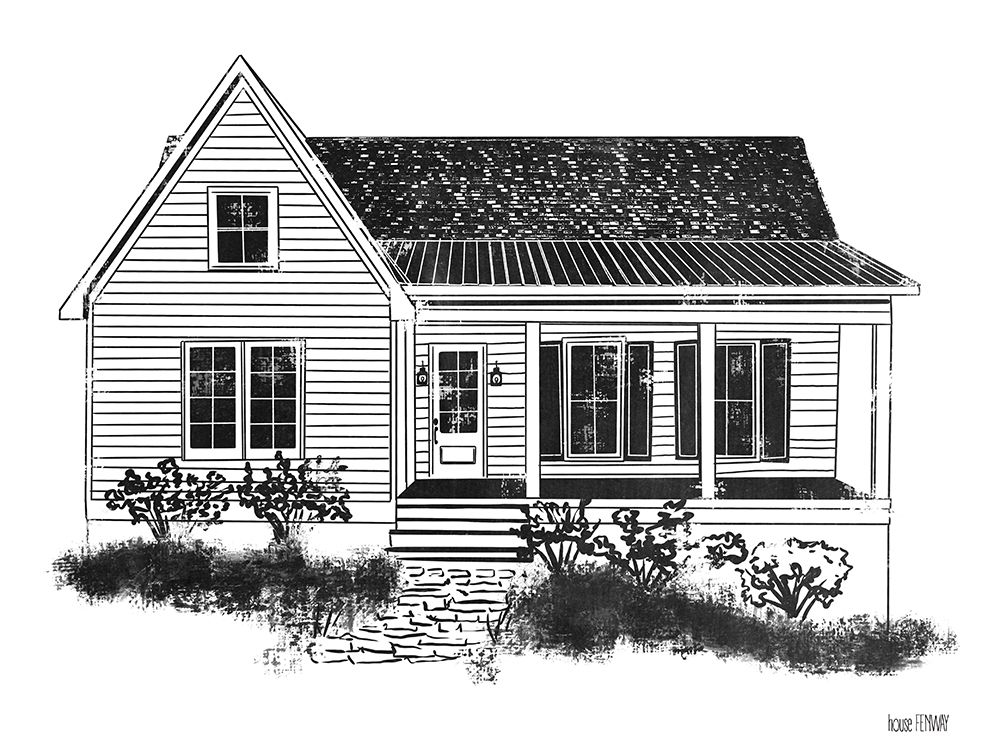 Farmhouse I art print by House Fenway for $57.95 CAD