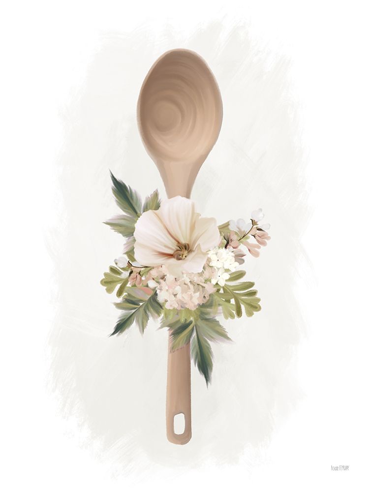 Kitchen Bouquet Spoon art print by House Fenway for $57.95 CAD