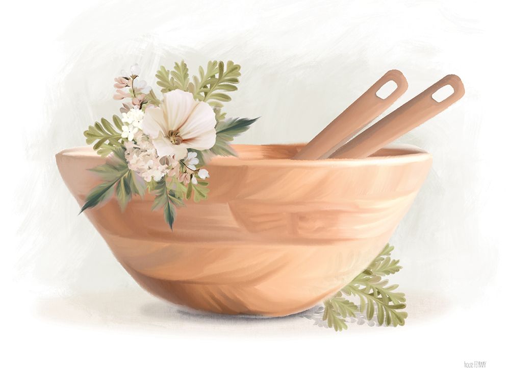 Kitchen Bouquet Bowl art print by House Fenway for $57.95 CAD