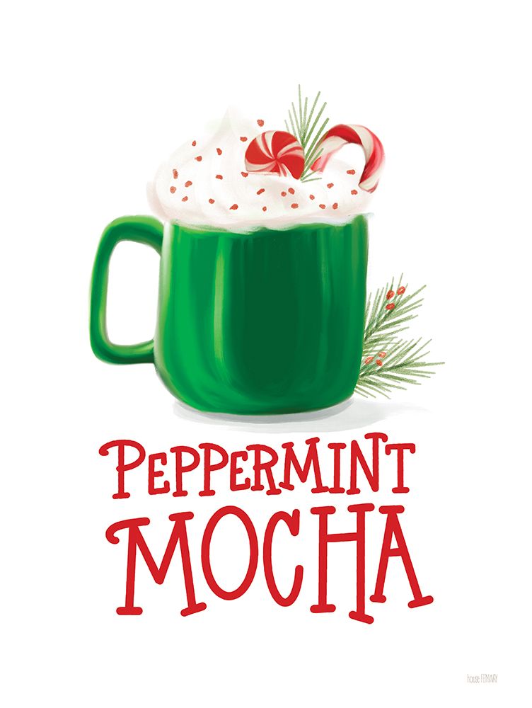 Peppermint Mocha art print by House Fenway for $57.95 CAD