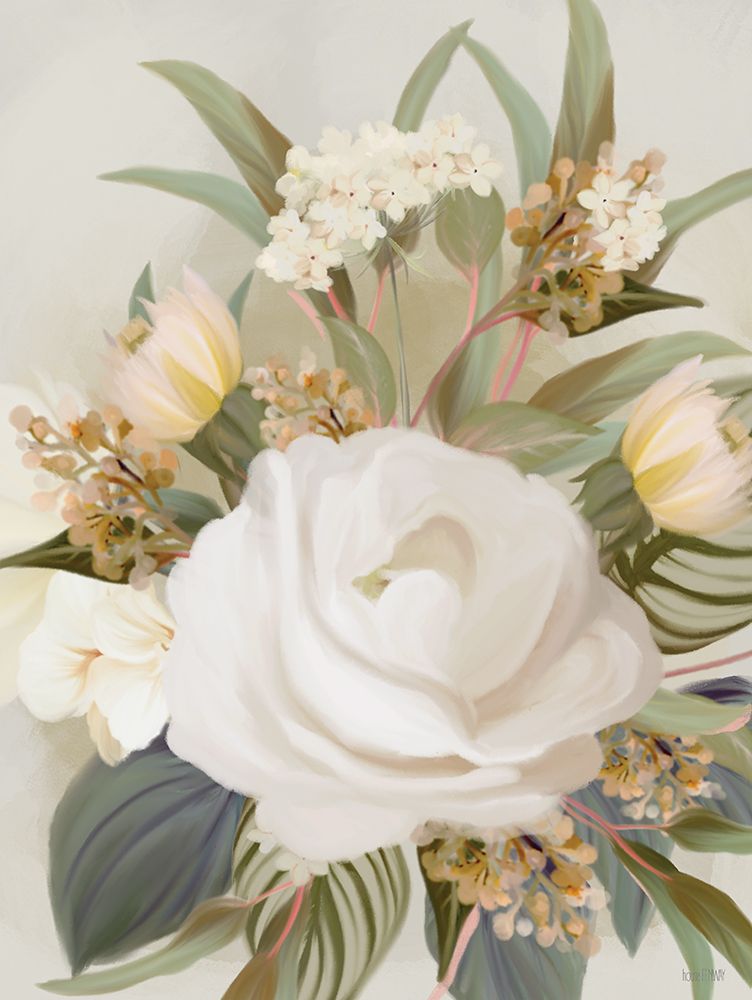Floral Variegate I art print by House Fenway for $57.95 CAD