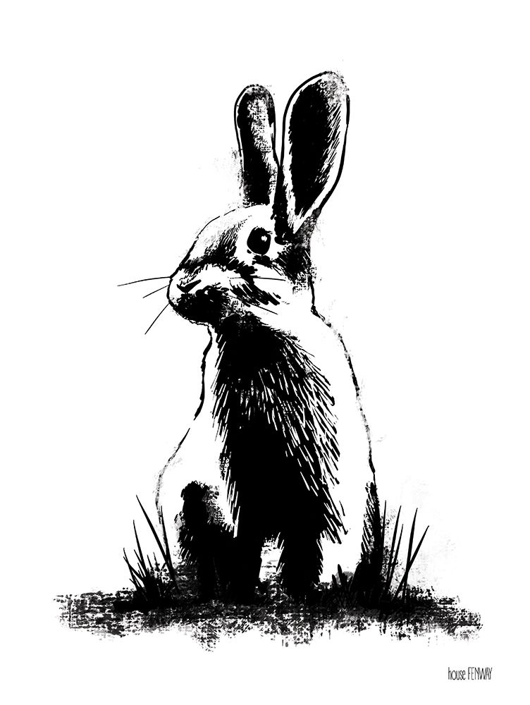 Farmhouse Rabbit art print by House Fenway for $57.95 CAD
