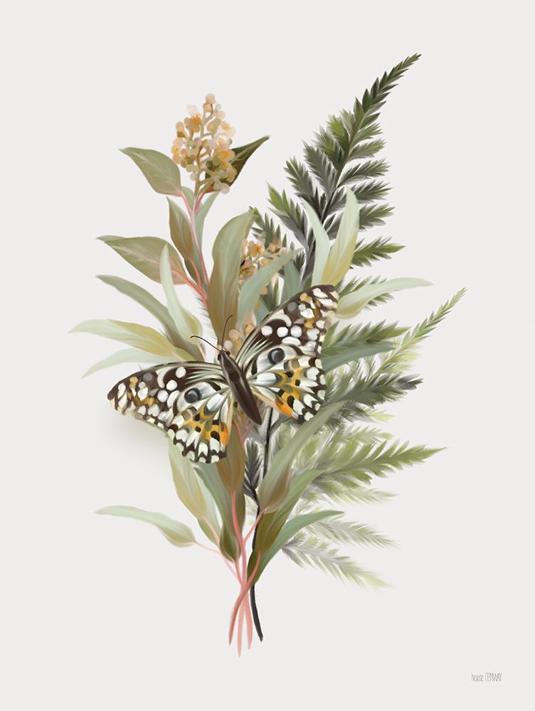 Butterfly Grove II art print by House Fenway for $57.95 CAD