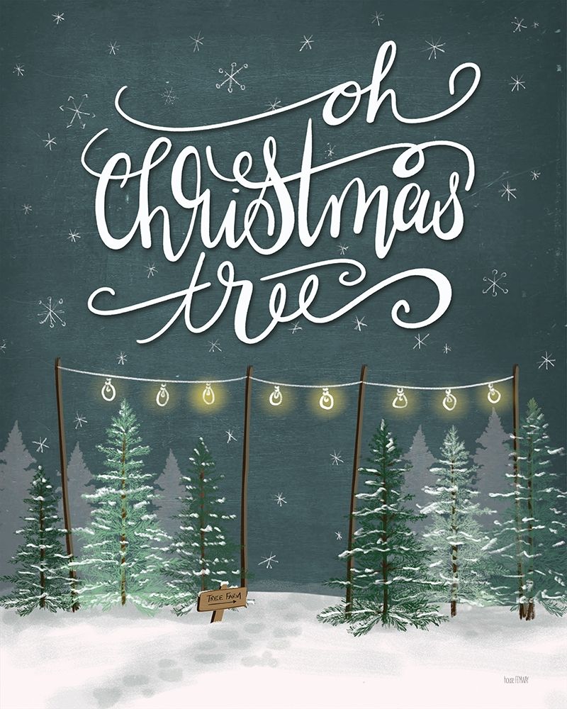 Oh Christmas Tree art print by House Fenway for $57.95 CAD