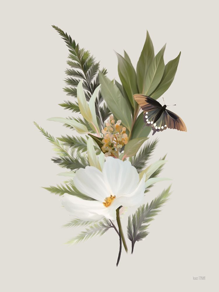 Garden Greens II art print by House Fenway for $57.95 CAD