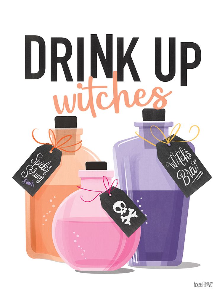 Drink Up Witches art print by House Fenway for $57.95 CAD