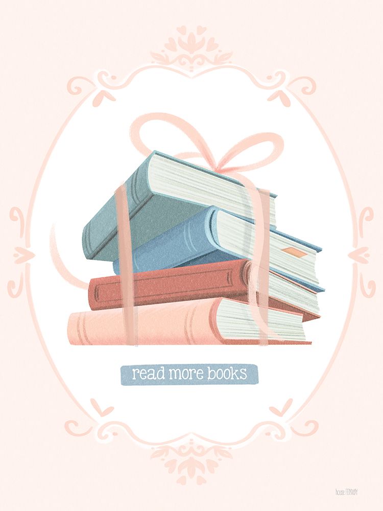 Read More Books art print by House Fenway for $57.95 CAD