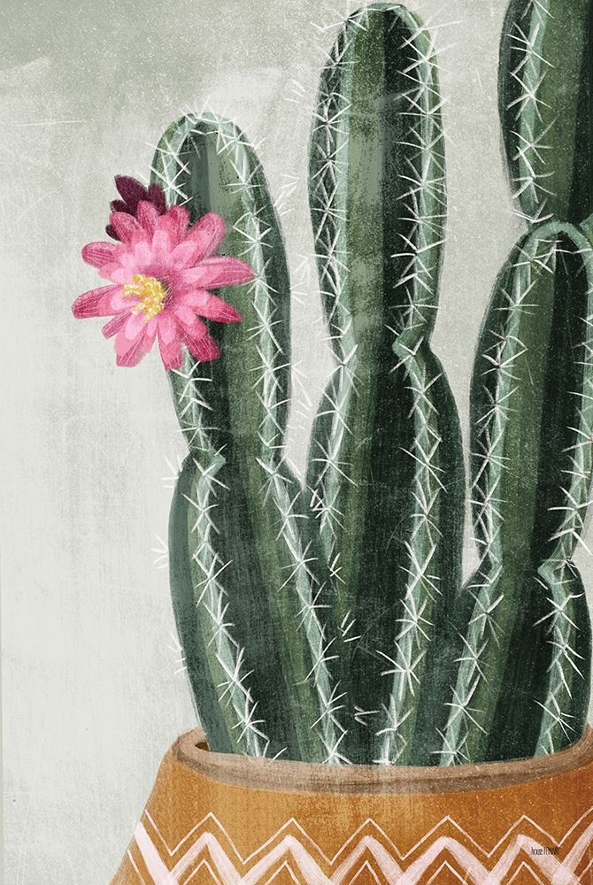 Flowering Cactus art print by House Fenway for $57.95 CAD