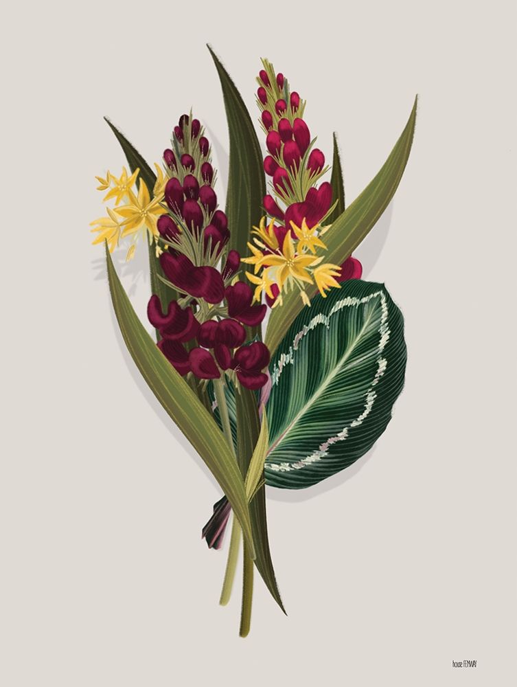 Tropical Sprig art print by House Fenway for $57.95 CAD