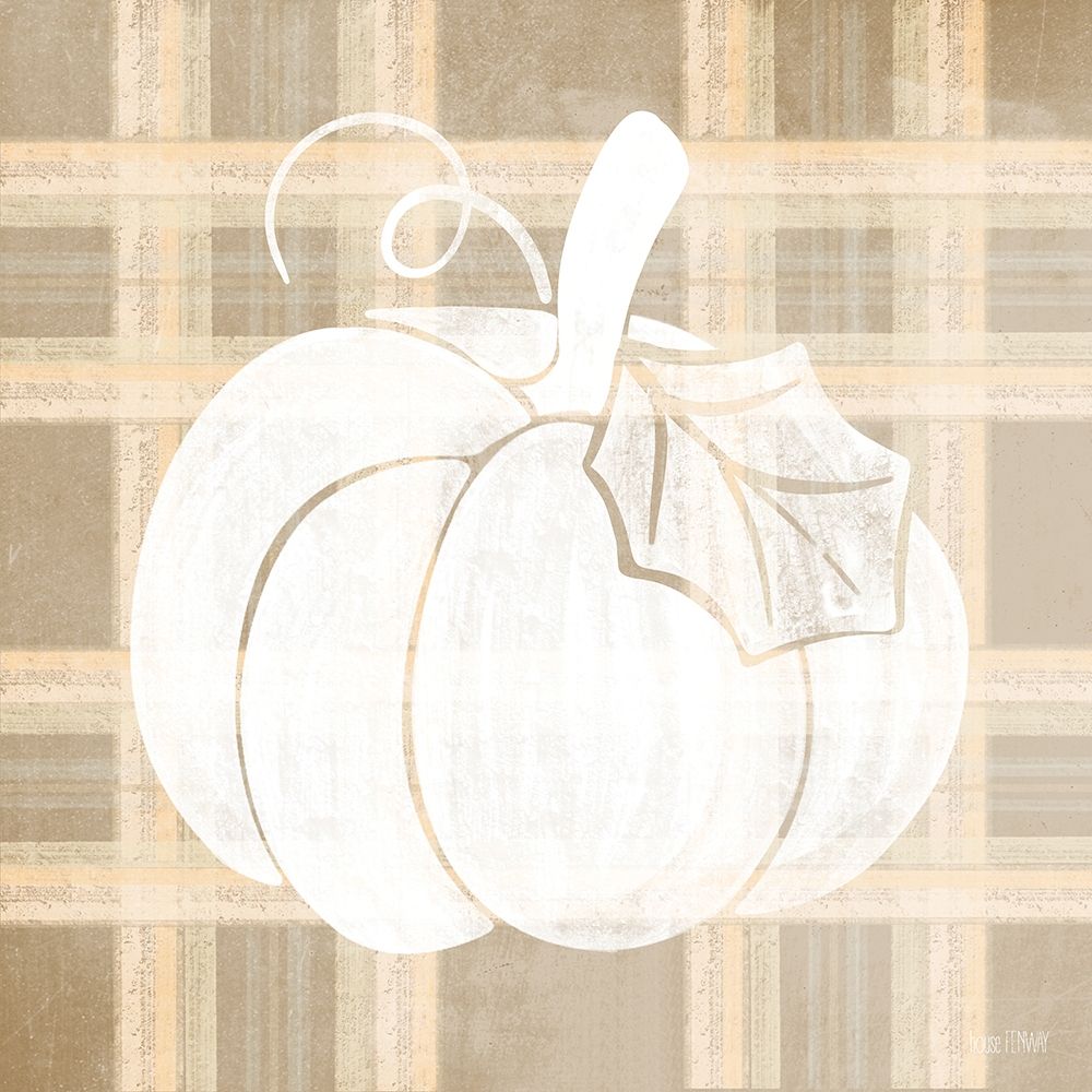 Plaid Pumpkin II art print by House Fenway for $57.95 CAD