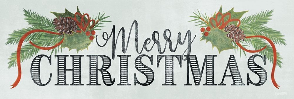 Merry Christmas art print by House Fenway for $57.95 CAD