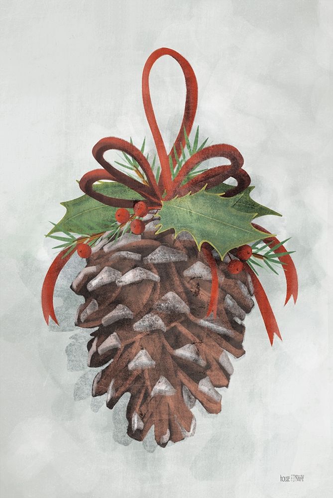 Holly Pinecone art print by House Fenway for $57.95 CAD