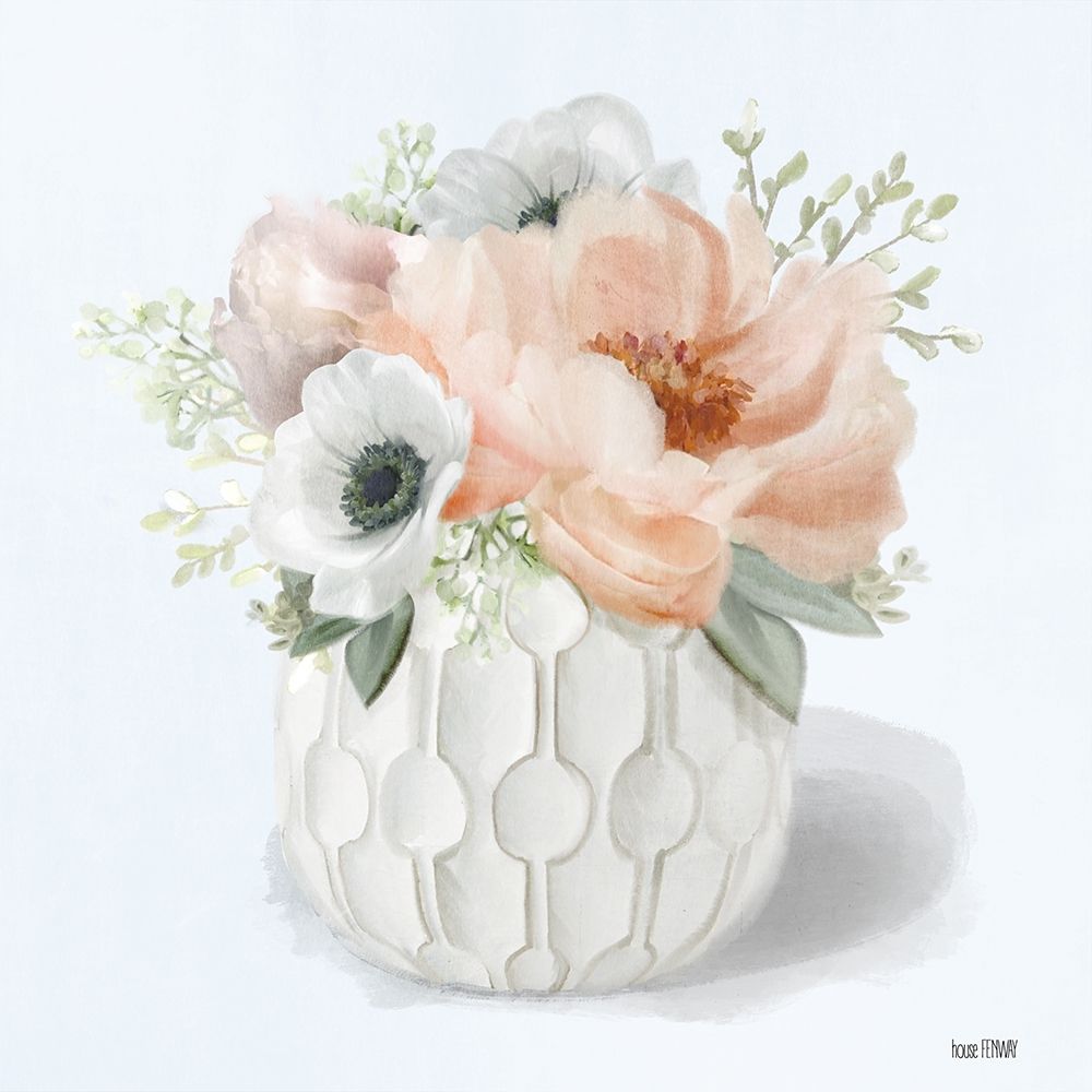 Winter Anemones - Pink art print by House Fenway for $57.95 CAD