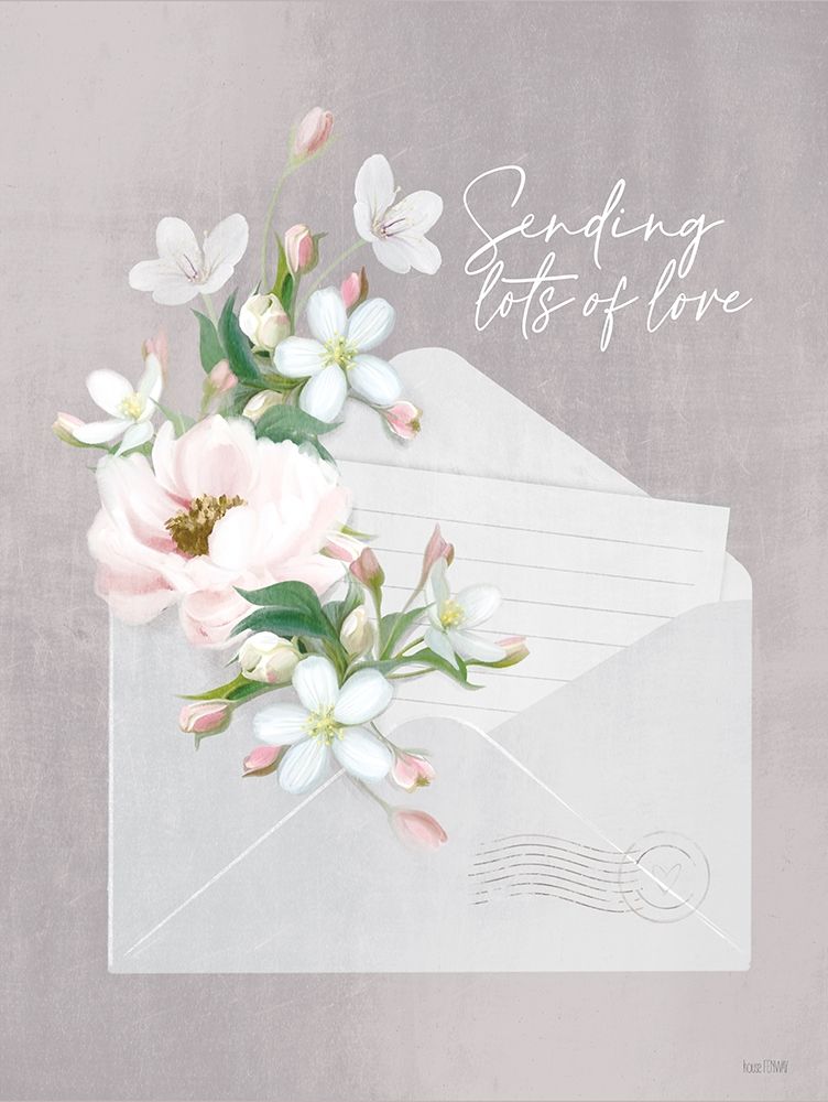 Sending Love art print by House Fenway for $57.95 CAD