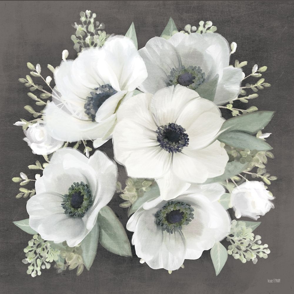 Anemone Square II art print by House Fenway for $57.95 CAD