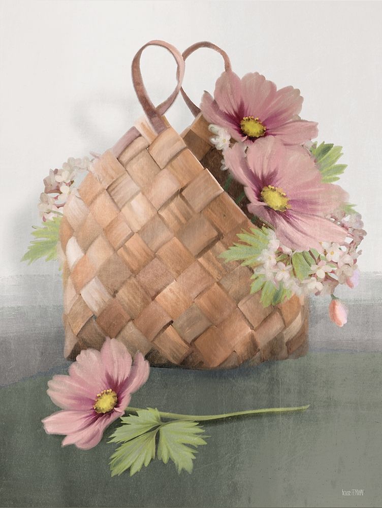 Farmhouse Daisy Basket art print by House Fenway for $57.95 CAD
