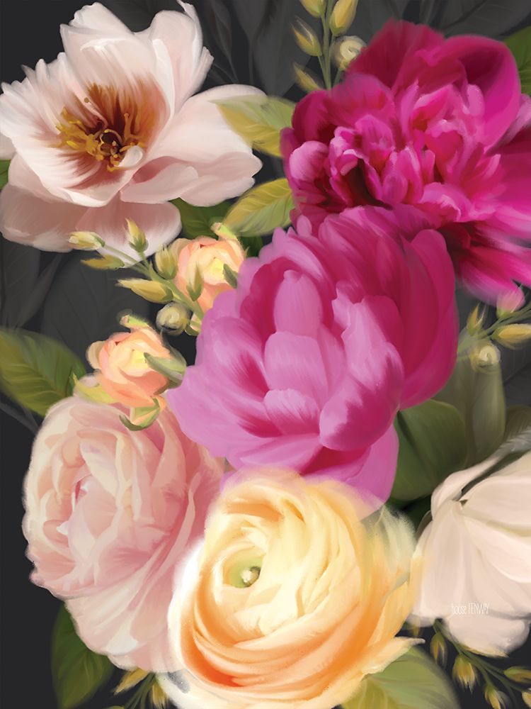 Moody Floral art print by House Fenway for $57.95 CAD