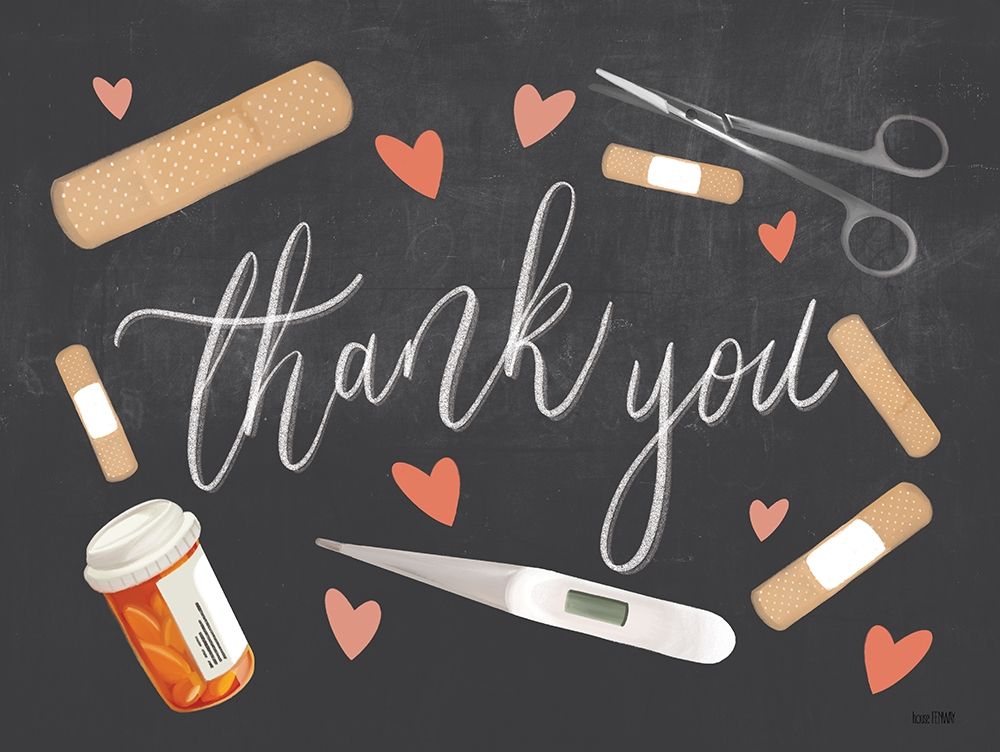 Healthcare Thank You art print by House Fenway for $57.95 CAD