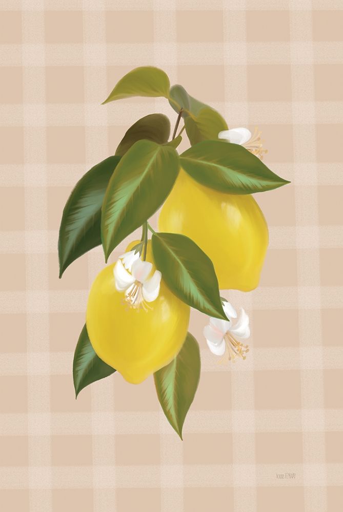 Lemon Botanical I art print by House Fenway for $57.95 CAD