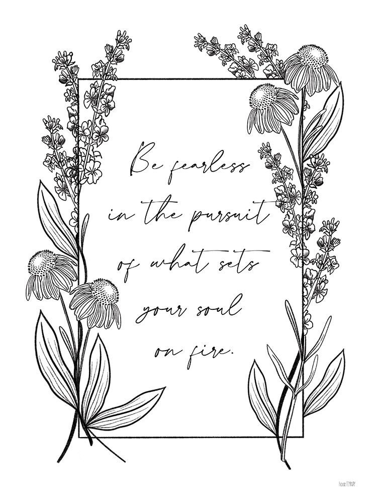 Be Fearless art print by House Fenway for $57.95 CAD