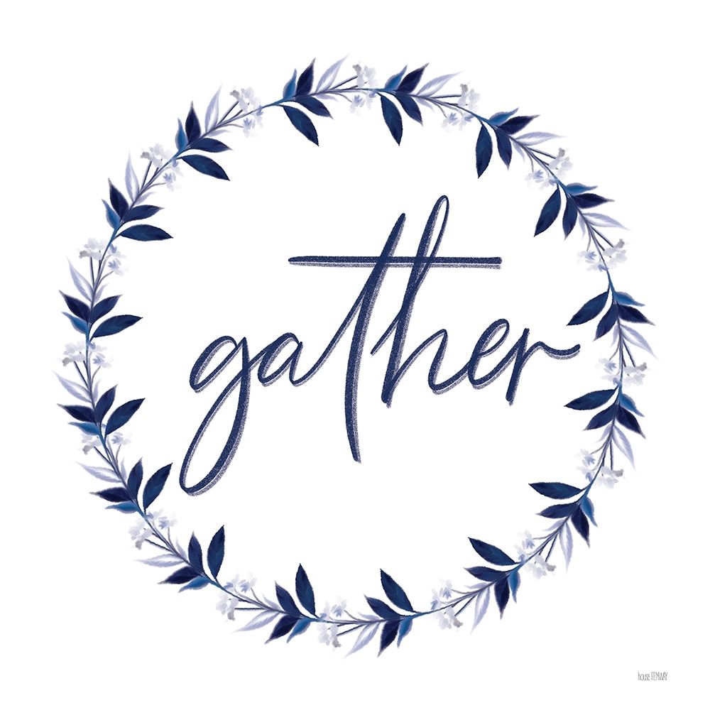 Gather Wreath art print by House Fenway for $57.95 CAD