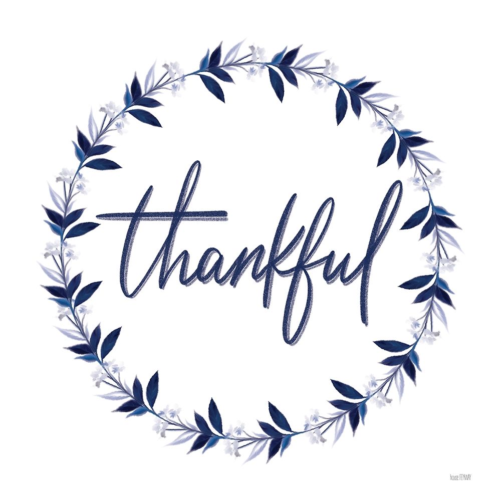 Thankful Wreath art print by House Fenway for $57.95 CAD