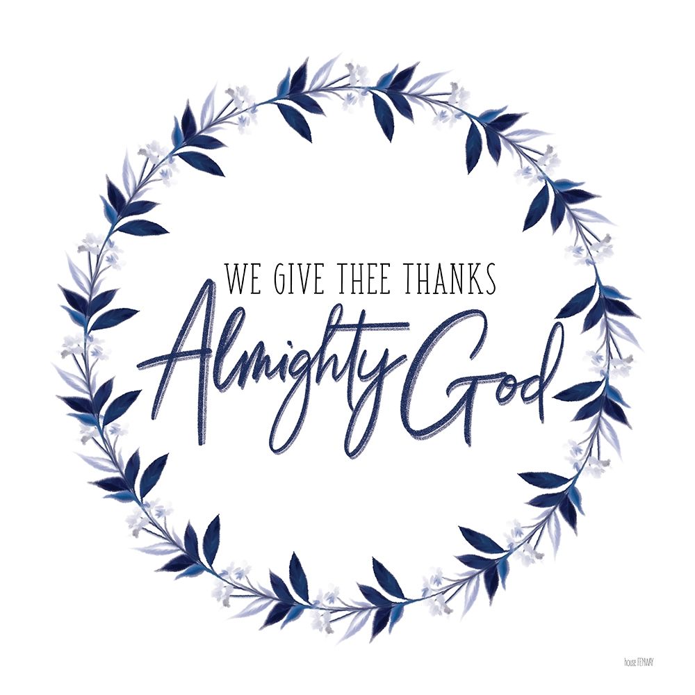 Almighty God Wreath art print by House Fenway for $57.95 CAD