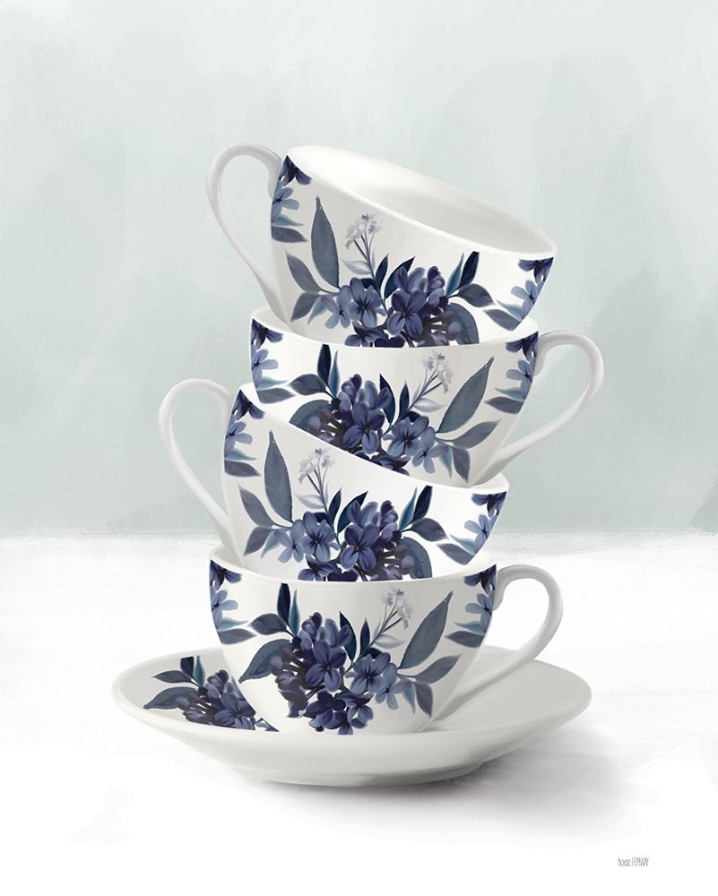 Tea Tower art print by House Fenway for $57.95 CAD