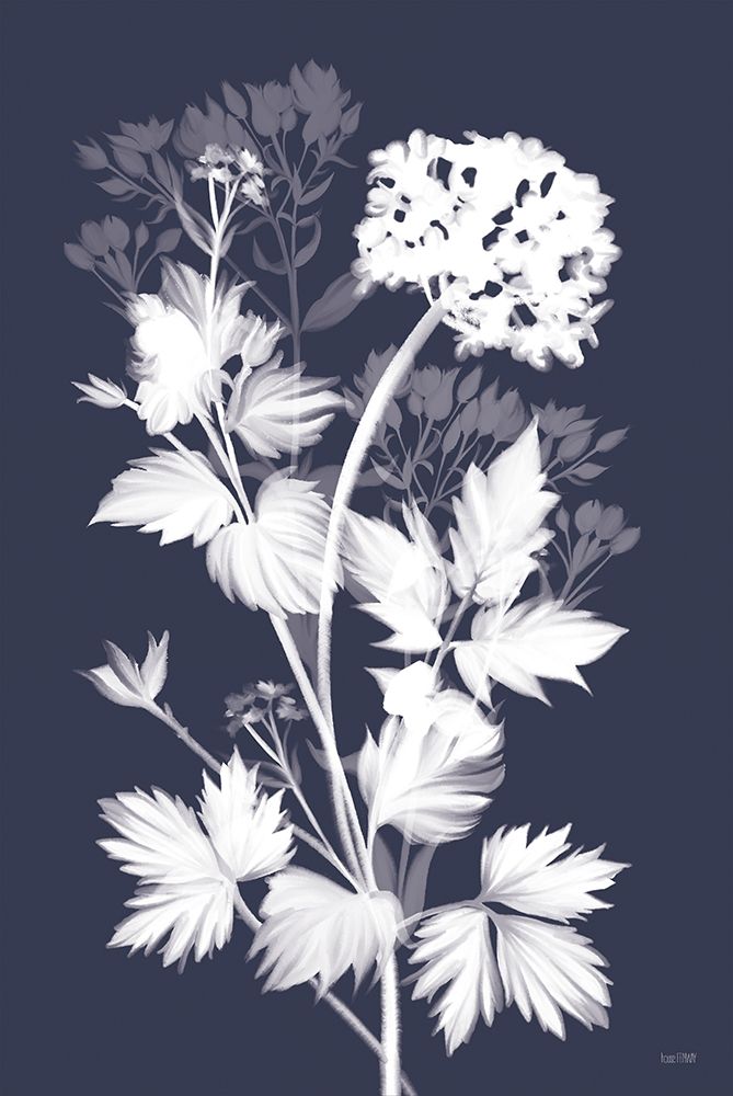 Blues in Bloom I art print by House Fenway for $57.95 CAD