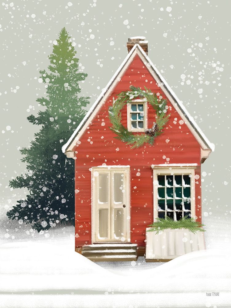 Home for Christmas art print by House Fenway for $57.95 CAD