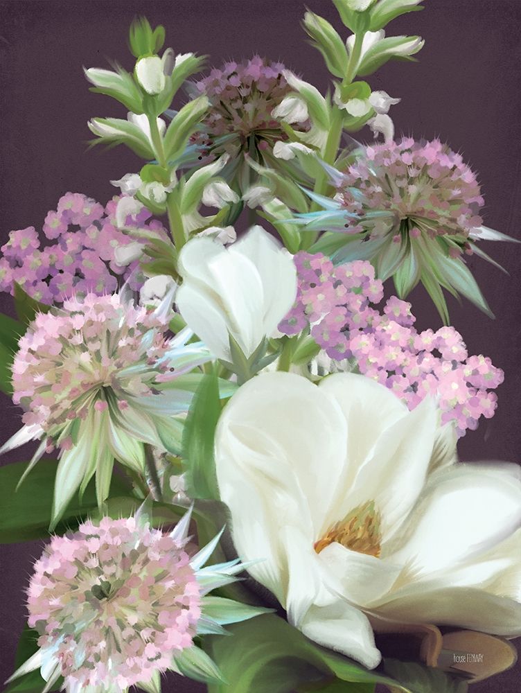 Wild for Plum Bouquet art print by House Fenway for $57.95 CAD