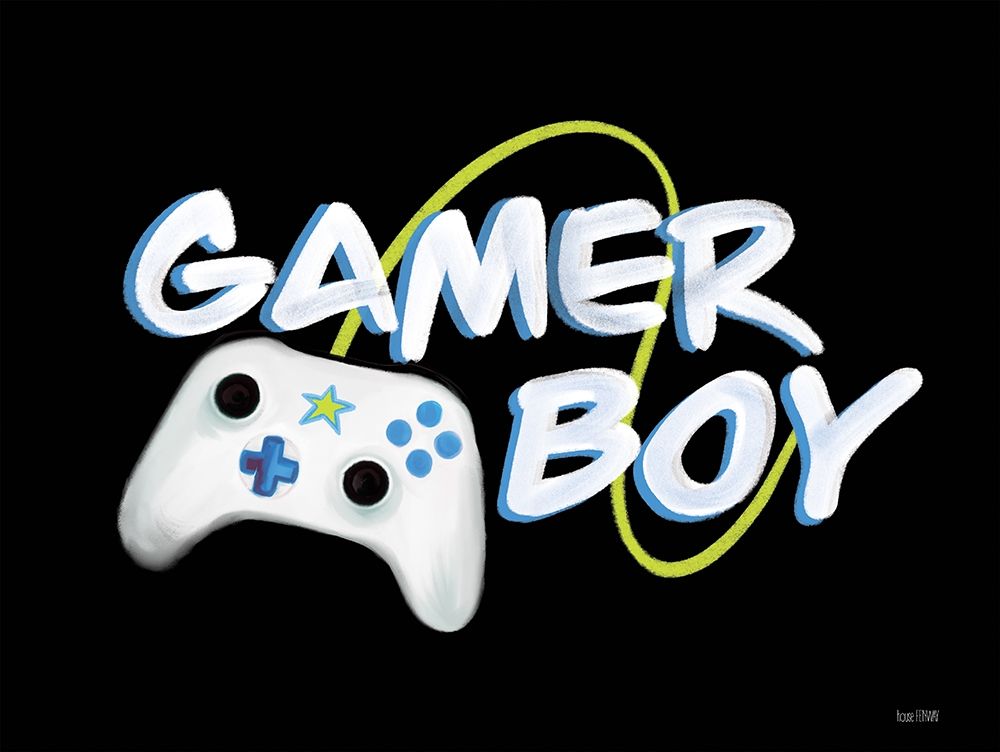 Gamer Boy art print by Melissa Malkowski for $57.95 CAD