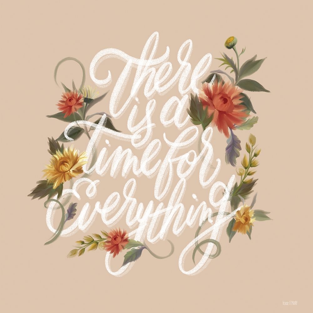 Time for Everything art print by House Fenway for $57.95 CAD