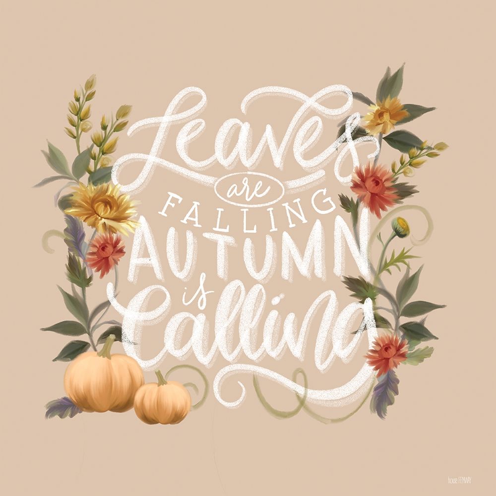 Autumn is Calling art print by House Fenway for $57.95 CAD
