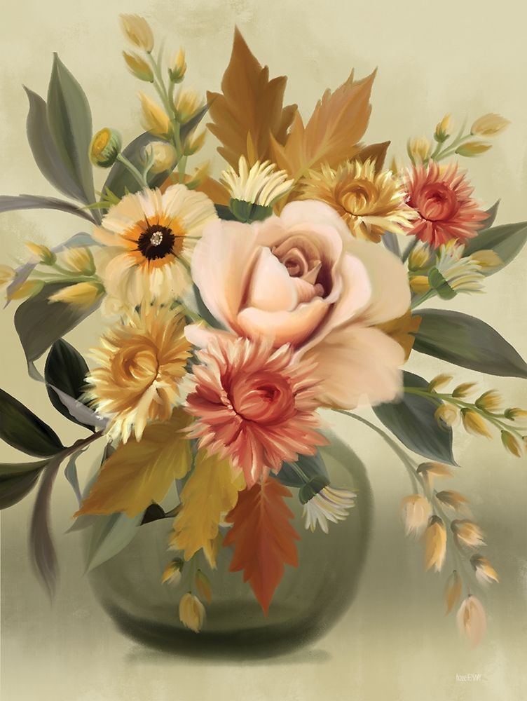 Autumn Bouquet art print by House Fenway for $57.95 CAD