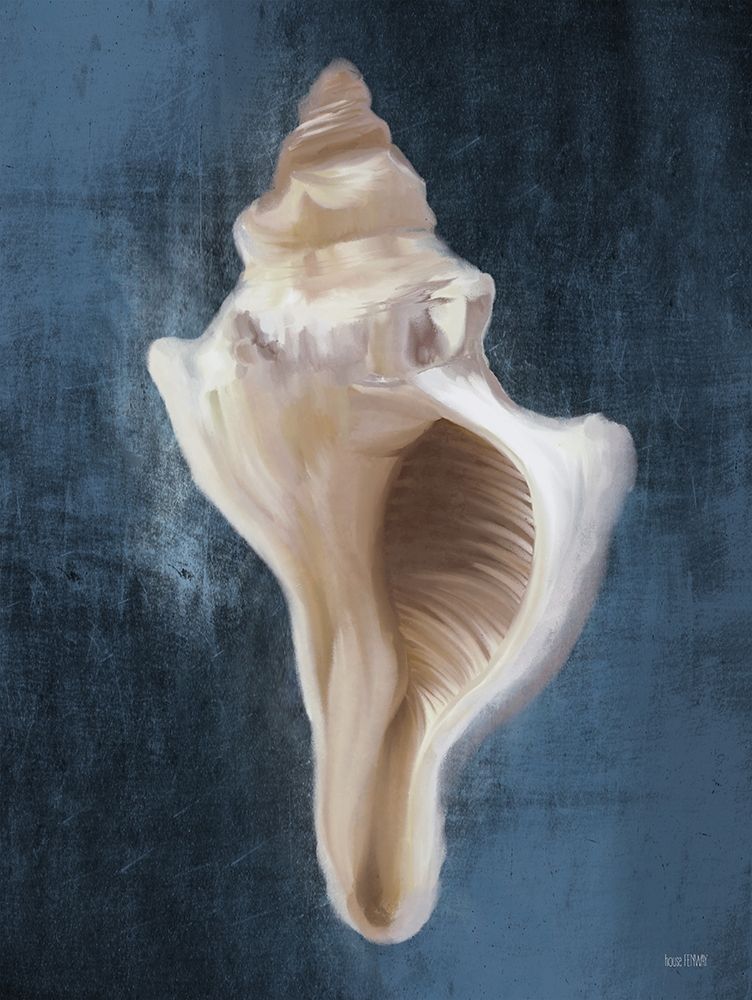 Conch Shell Blues II art print by Melissa Malkowski for $57.95 CAD