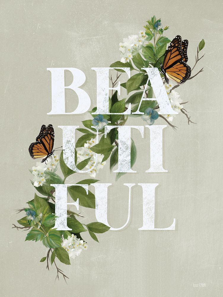 Beautiful Butterflies art print by House Fenway for $57.95 CAD