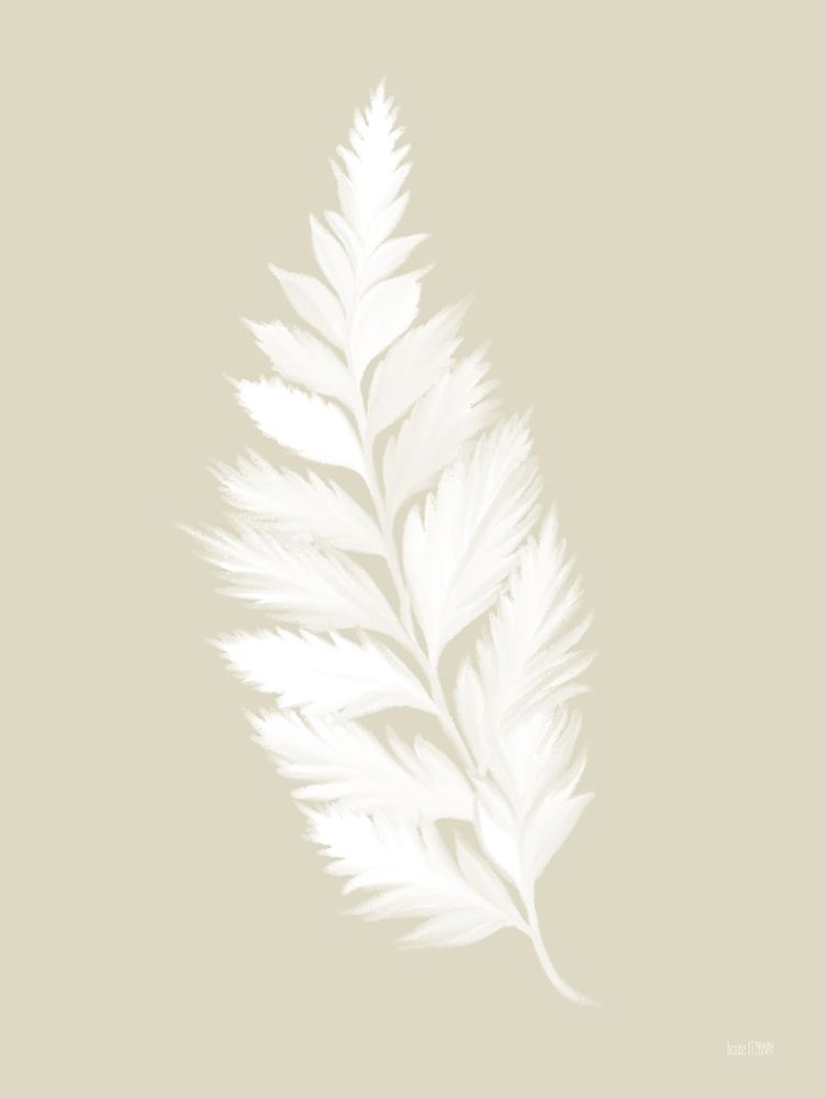 Botanical White Fern art print by House Fenway for $57.95 CAD
