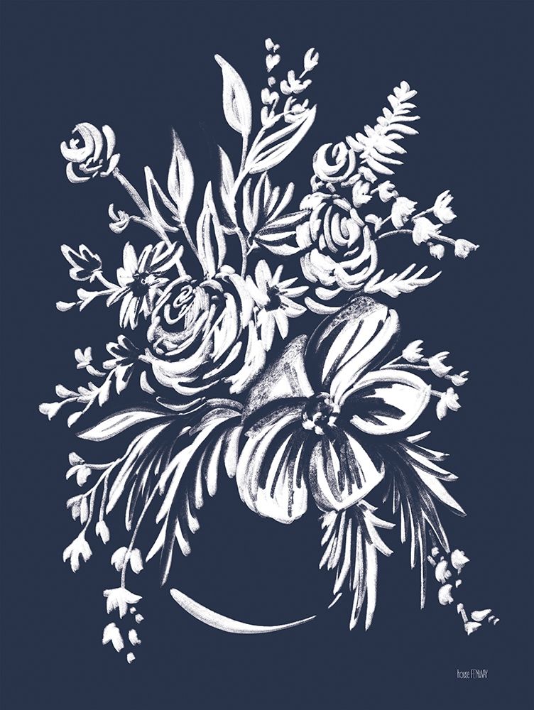 Blues in Blossom I art print by House Fenway for $57.95 CAD