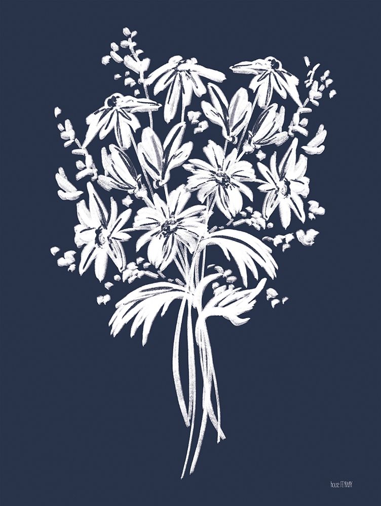 Blues in Blossom III art print by House Fenway for $57.95 CAD