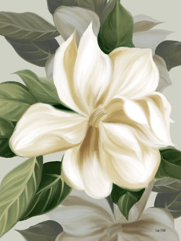 Magnolia Blossoms II art print by House Fenway for $57.95 CAD