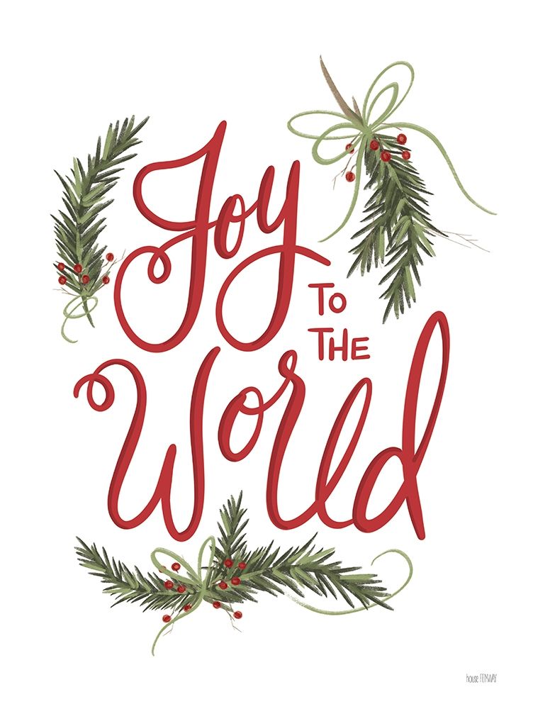 Joy to the World art print by House Fenway for $57.95 CAD