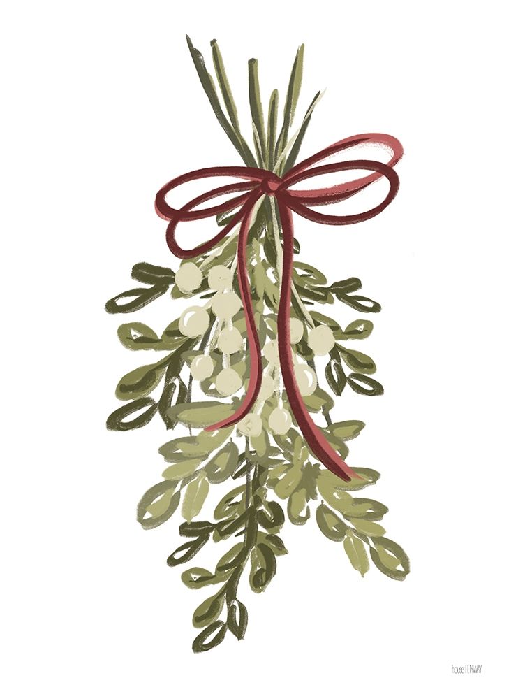 Painterly Mistletoe art print by House Fenway for $57.95 CAD
