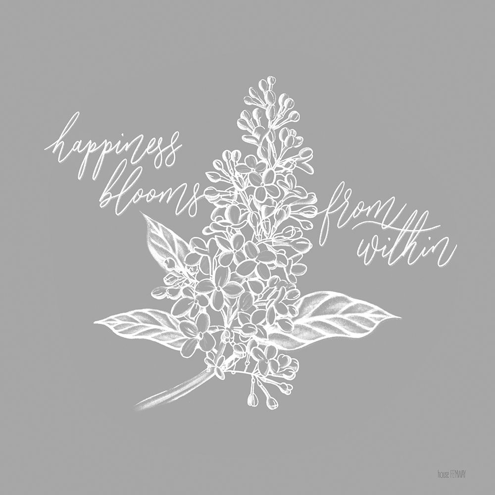 Happiness Blooms from Within art print by House Fenway for $57.95 CAD