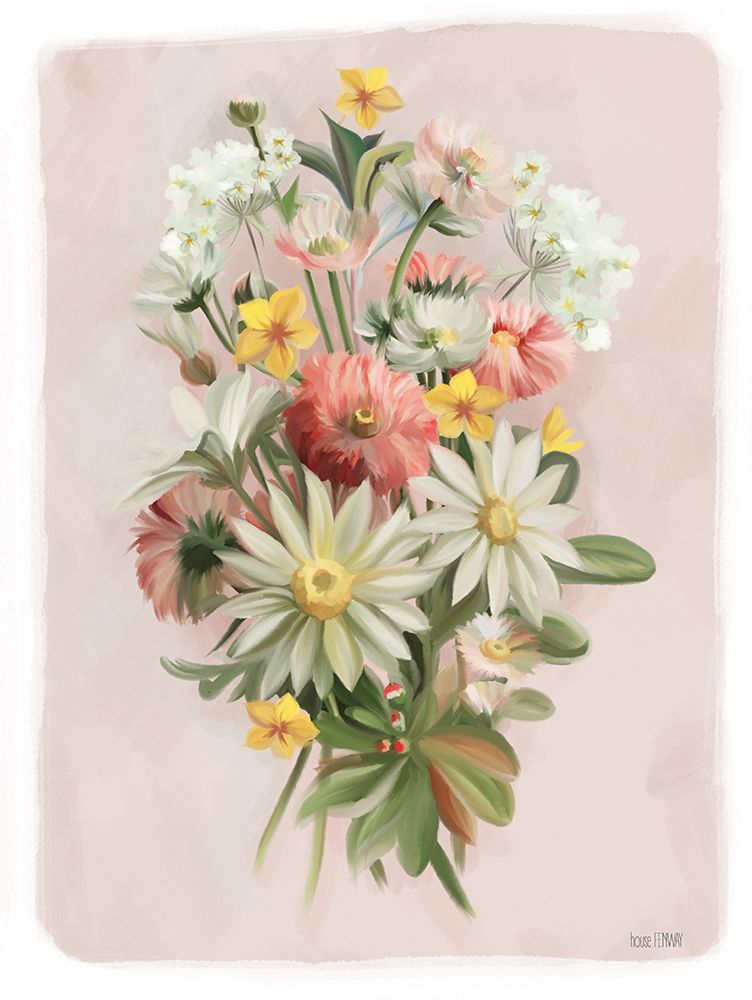 Summer Wildflower Bouquet art print by House Fenway for $57.95 CAD